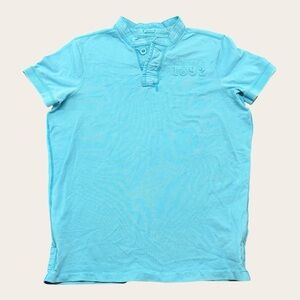 Abercrombie and Fitch Henley Short Sleeve Muscle T Shirt